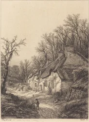 Cottages im Winter