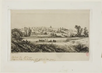 Ansicht des Dorfes Limay