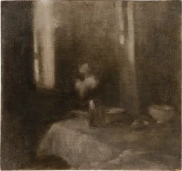 Interieur mit einer Vase