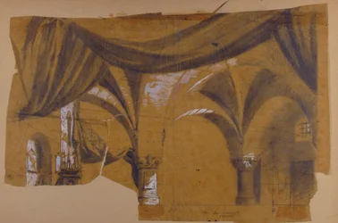 Entwurf für ein Bühnenbild an der Opéra, Paris, 1830-90