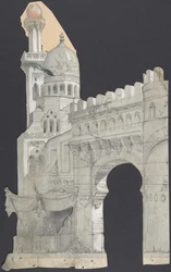 Entwurf für ein Bühnenbild an der Opéra, Paris, 1830-90
