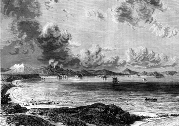 Lake Taupo, Nordinsel, Neuseeland, 1886