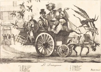 Le Déménagement de la Censure, um 1821