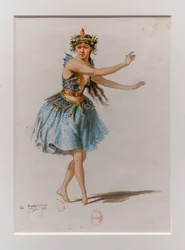 Die Korrigane. Ballett von Charles-Marie Widor, Kostümmodell