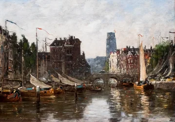 Rotterdam, die Börsenbrücke