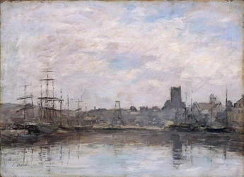 Septembermorgen: Hafen von Fécamp