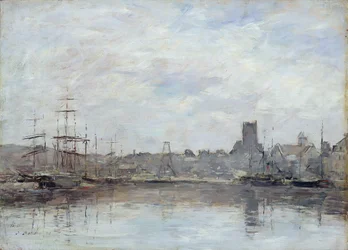 Septembermorgen: Hafen von Fécamp