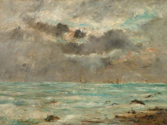 Die Küste bei Trouville, ca. 1865-1900