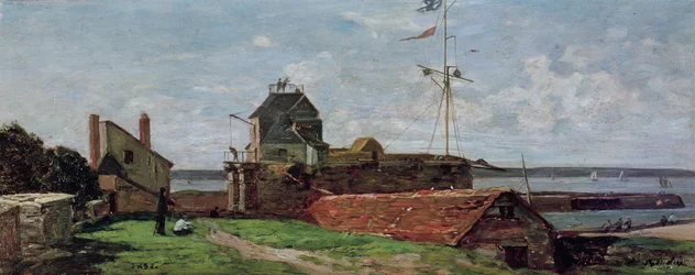 Der Francois Ier Turm in Le Havre, 1852