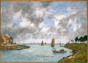 Die Mündung der Somme, St. Valery-sur-Somme, 1891