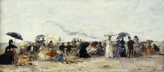 Strandszene in Trouville