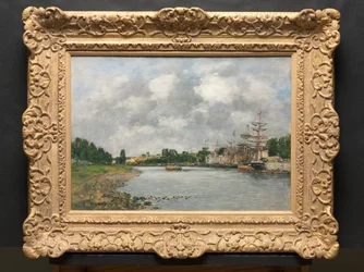 Ansicht des Hafens von Saint-Valéry-sur-Somme