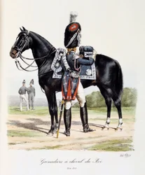 Grenadiers à Cheval du Roi, 1814-15
