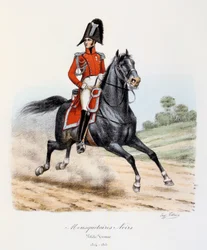 Schwarze Musketiere, kleiner Dienstanzug, 1814-15