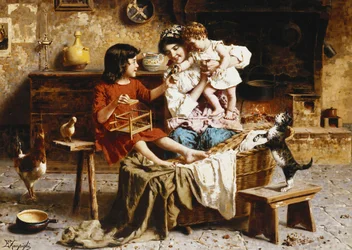Baby amüsieren