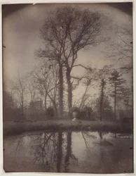 Der Park in Sceaux [April 1925, 7 Uhr morgens], 1925
