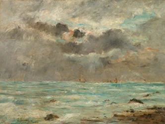 Die Küste bei Trouville