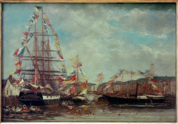 Fest im Hafen von Honfleur