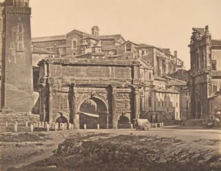 Arco di Settimio Severo, 1848-52