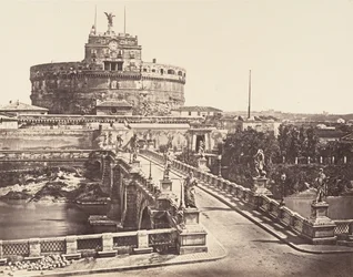 Ponte e Castel S. Angelo, 1848-52