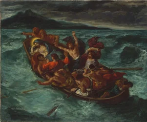 Christus schläft während des Sturms