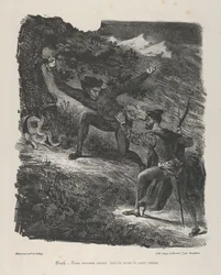 Faust und Mephistopheles im Harzgebirge Goethe, Faust, 1825-27