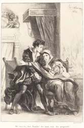 Hamlet und die Königin (Akt III, Szene IV)