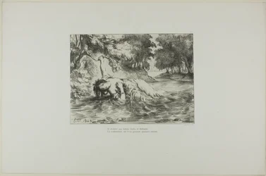 Ophelias Tod, Tafel 13 aus Hamlet