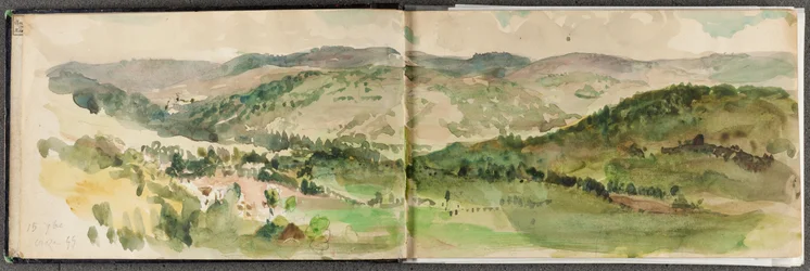 Skizzenbuch von der Reise des Künstlers nach Deutschland