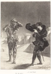 Der Geist auf der Terrasse Akt I, Szene V, 1843