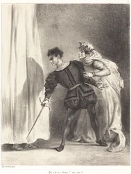 Der Mord an Polonius Akt III, Szene IV, 1834-1843