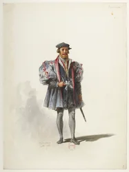 Btv1b84558104 07 - Saint-Saëns - Henry VIII - Kostümentwürfe - Lacoste - 7. Herr