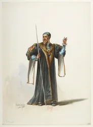 Btv1b84558104 10 - Saint-Saëns - Henry VIII - Kostümentwürfe - Lacoste - 10. Cranmer
