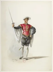 Btv1b84558104 11 - Saint-Saëns - Henry VIII - Kostümentwürfe - Lacoste - 11. Kostüm