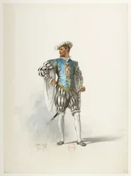 Btv1b84558104 16 - Saint-Saëns - Henry VIII - Kostümentwürfe - Lacoste - 16. Kostüm