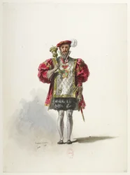 Henry VIII - Kostümentwürfe - Lacoste - 26. Ein Waffenmeister