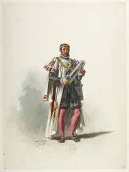 Saint-Saëns - Henry VIII - Kostümentwürfe - Lacoste - 29. Kostüm