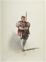 Henry VIII - Kostümentwürfe - Lacoste - 31. Kostüm