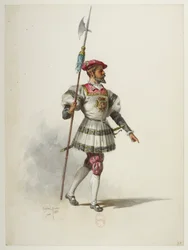 Henry VIII - Kostümentwürfe - Lacoste - 37. Kostüm