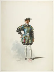 Henry VIII - Kostümentwürfe - Lacoste - 38. Königspage