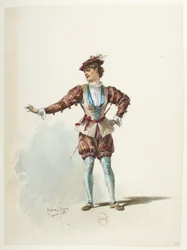 Henry VIII - Kostümentwürfe - Lacoste - 40. Kostüm