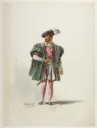 Henry VIII - Kostümentwürfe - Lacoste - 54. Kostüm