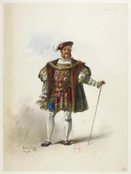 Henry VIII - Kostümentwürfe - Lacoste - 59. Henry VIII