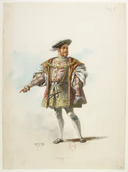 Henry VIII - Kostümentwürfe - Lacoste - 60. Henry VIII