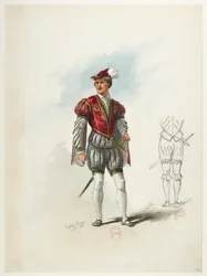 Henry VIII - Kostümentwürfe - Lacoste - 64. Kostüm