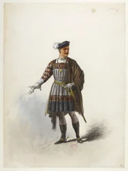 Henry VIII - Kostümentwürfe - Lacoste - 74. Don Gomez de Feria