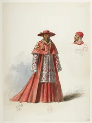 Henry VIII - Kostümentwürfe - Lacoste - 78. Der Legat