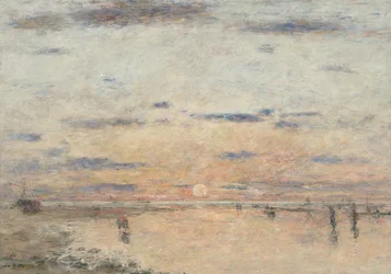 Le Havre: Sonnenuntergang am Meer