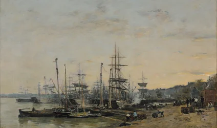 Der Hafen von Bordeaux, gesehen vom Quai des Chartrons