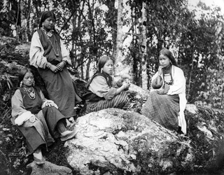 Himalaya-Frauen, ca. spätes 19. Jahrhundert
